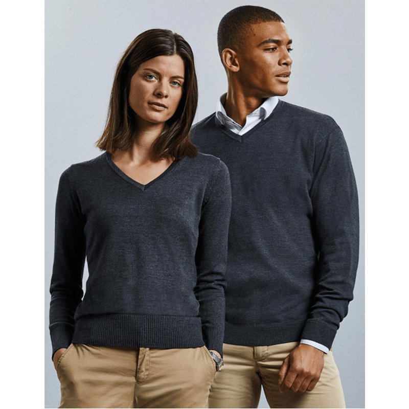 russel v neck knitted pullover 2