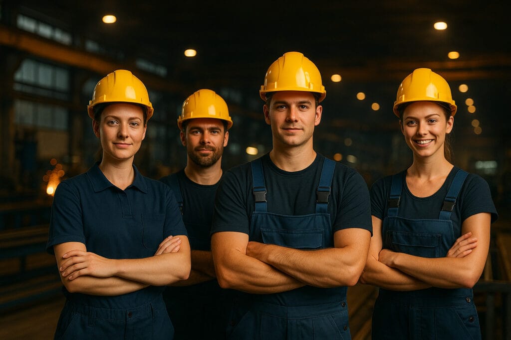 bedrijfskleding productie bedrukken