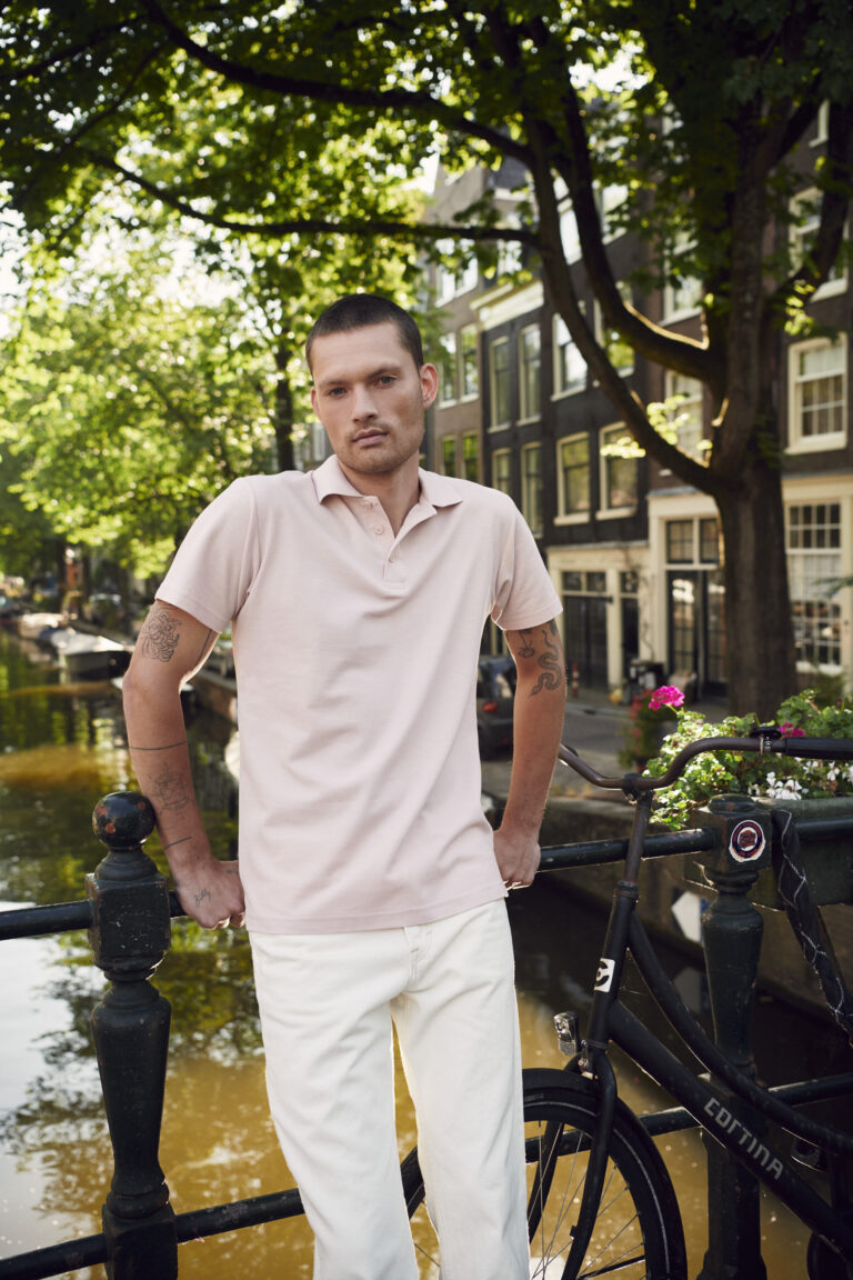 Clique Basic Polo gedragen