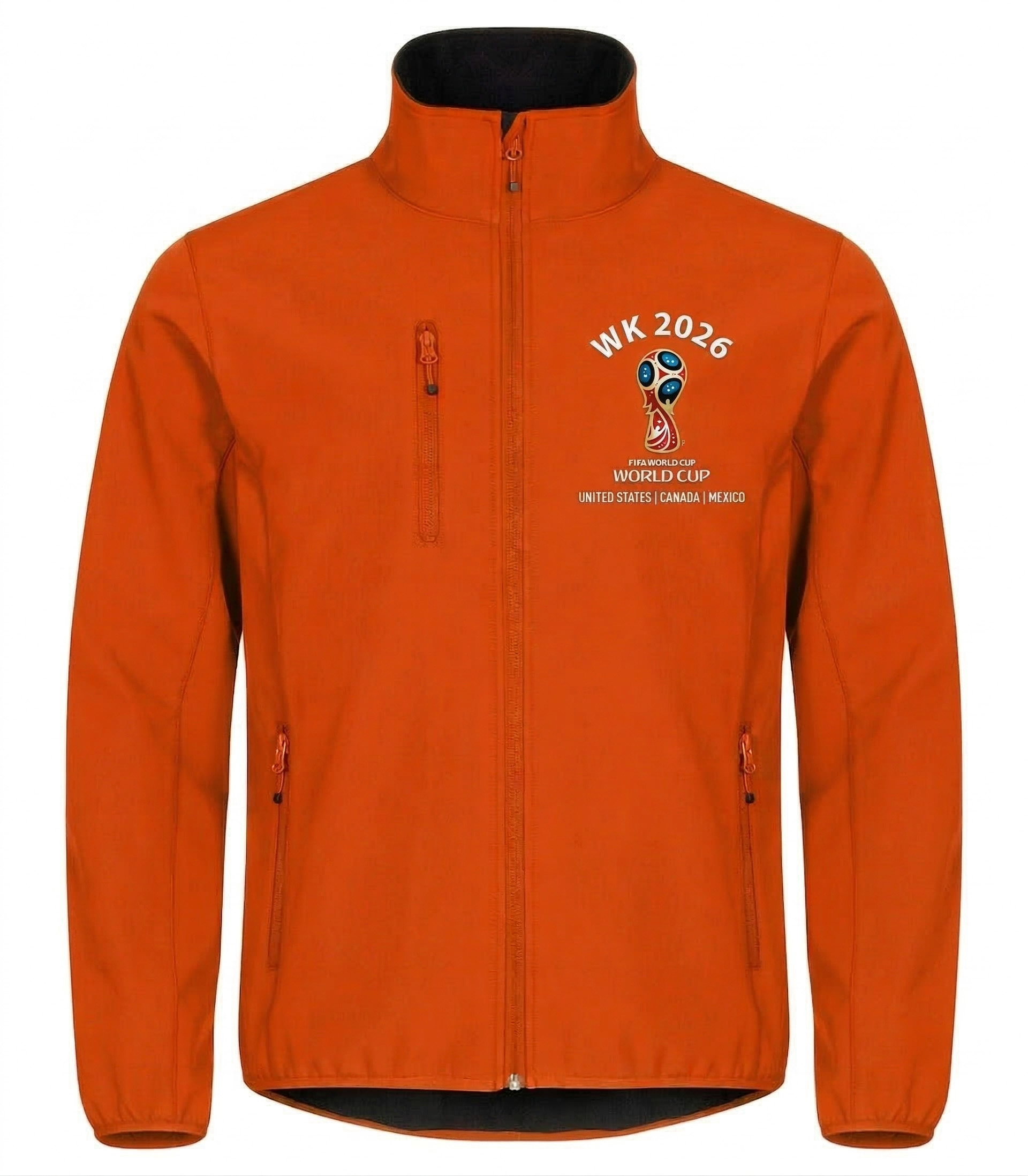 oranje softshell jas wk2026
