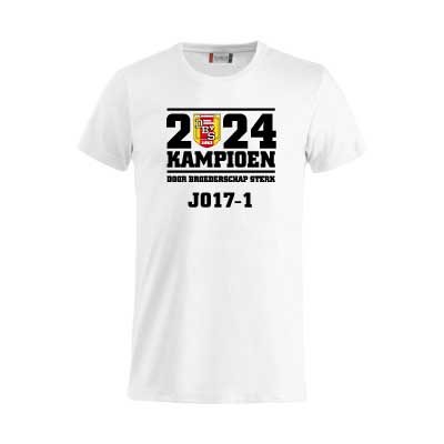 Kampioenshirt bedrukken