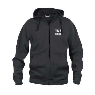 clique basic hoody full zip