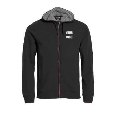 clique classic hoodie full zip
