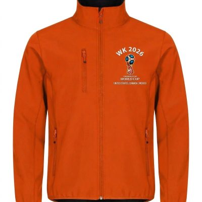 oranje softshell jas wk2026