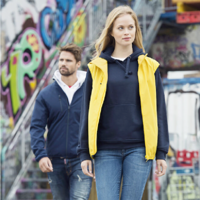 softshell bedrukken dames