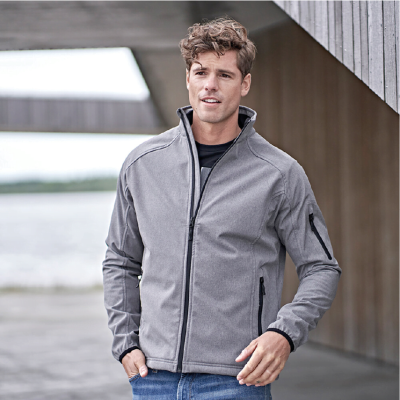 softshell bedrukken man