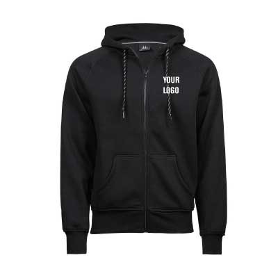 teejays hooded zip sweat